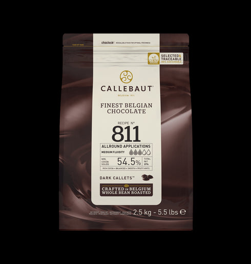 Callebaut 811 Dark Chocolate 54.5% 2.5kg