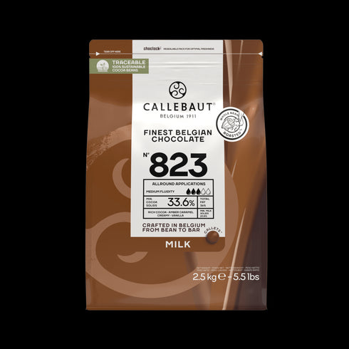 Callebaut 823 Milk Chocolate 2.5Kg