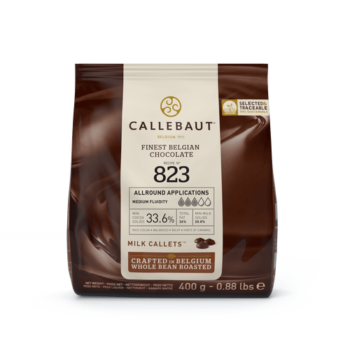 Callebaut 823 Milk Chocolate 33.6% 400g