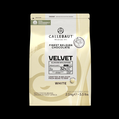 Callebaut Velvet White Chocolate 2.5kg