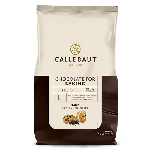 Callebaut Dark Baking Drops 48% 2.5KG