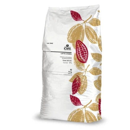 ICAM Latte Chiara 33% Milk Chocolate 15KG