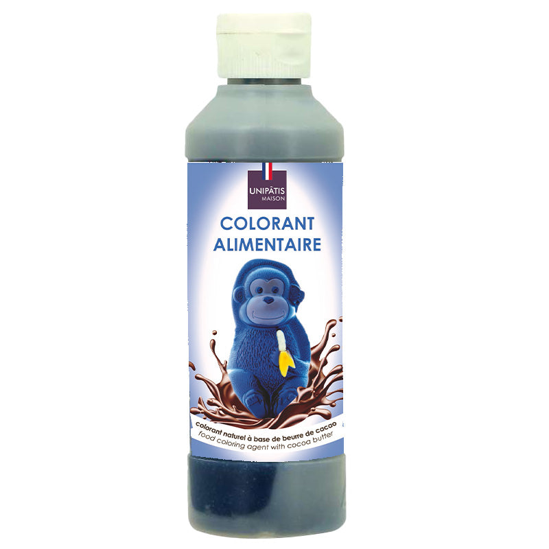 Unipatis Natural Blue Food Colouring Cocoa Butter 250g strawberryred