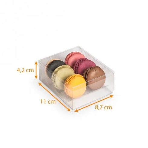 Macaron Box 110x87x42 for 6 macs pack of 56