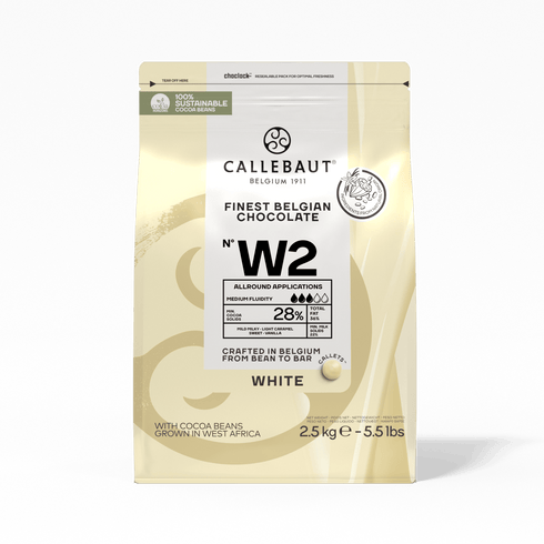 Callebaut W2 White Chocolate 2.5kg
