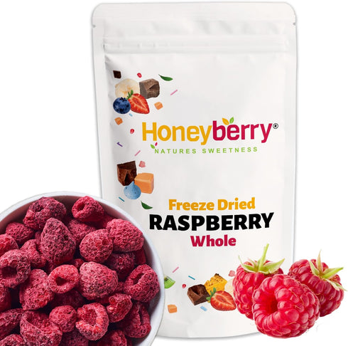 Freeze Dried Whole Raspberries 200g