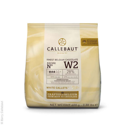 Callebaut W2 White Chocolate 28% 400g