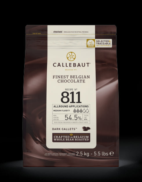 Callebaut 811 Dark Chocolate 54.5% 2.5kg