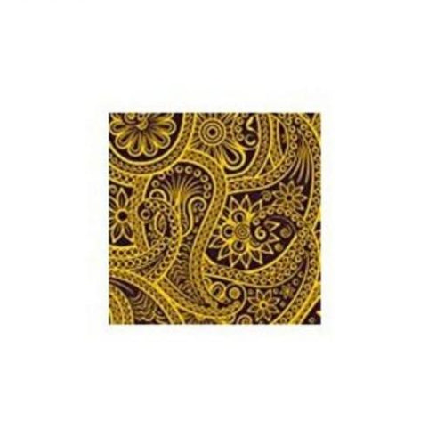 Transfer Sheets ' Arabesque Flower ' Gold 10
