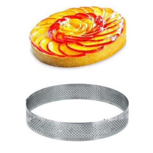 Round Micro-Perforated Stainless Steel Frame Diam.12X2Cm 1