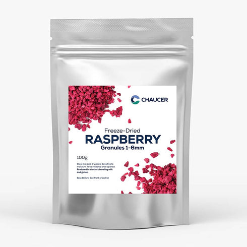 Freeze Dried Raspberry 1-6Mm 100g