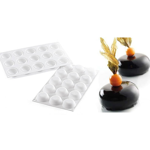 Globe 26 Mould 180Mmx335Mmxh20Mm, Ø45Mm "Silikomart" 1