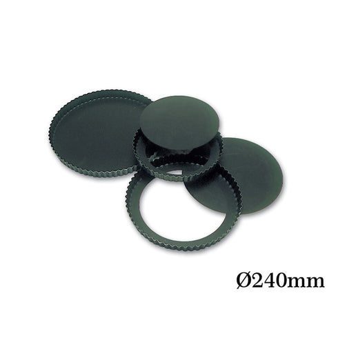 Round Fluted Exopan Mould W/ Removable Base 240 Mm 1