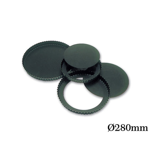 Round Fluted Exopan Mould W/ Removable Base 280 Mm 1