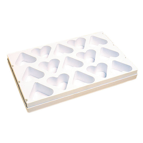 35 Cake Multimould Sheet Heart 600X400 Mm 1