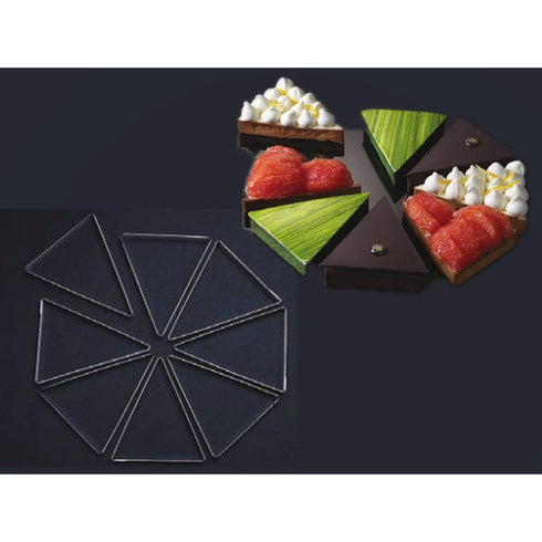 Set 8 Mozaic Pie Trangle Moulds 1
