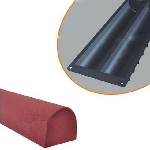 Plastic Yule Log Mould Big Half Sphere 510X32X35Mm 12