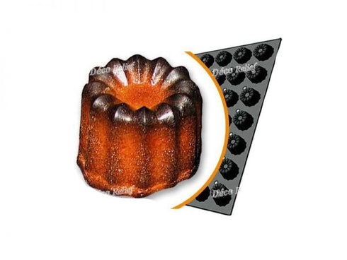 Silicone Mould Canneles 35 Pcs 54.2X49.5Mm 1