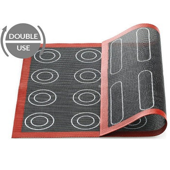 Silikomart Air Mat Eclair & Choux Silicon Baking Mat- 300 x 400mm 1
