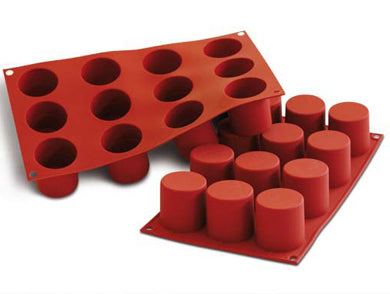 Silikomart SF098 Small Cylinders Professional Silicon Mould 1