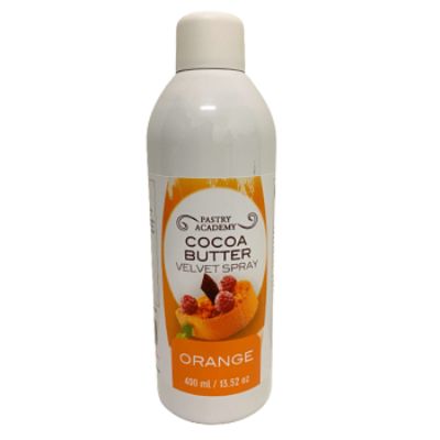 Pastry Academy Orange Cocoa Butter Velvet Spray 400ml
