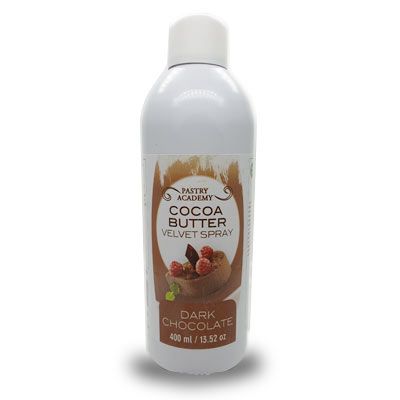 Pastry Academy Dark Chocolate Cocoa Butter Velvet Spray 400ml