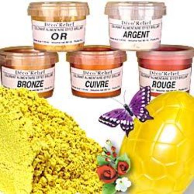 Deco-Relief Metallic Gold Colouring  25gm