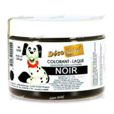Deco-Relief Black Gloss Chocolate Colouring  100gm