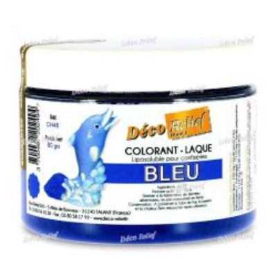 Deco- Relief Blue Gloss Chocolate Colouring  100gm