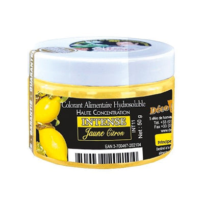 Concentrated Food Color - Lemon Yellow  50gm