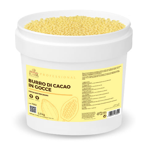 ICAM Deodorised Cocoa Butter Drops 3.5KG