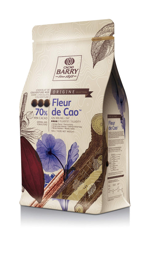 Cacao Barry Dark chocolate Fleur de cao 70% 5kg