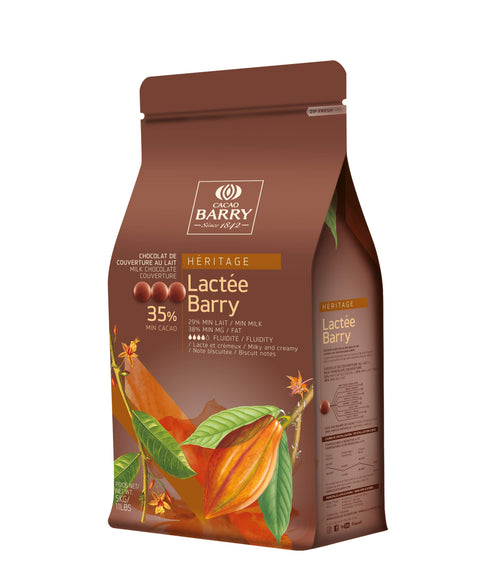 Cacao Barry Lactee Milk Chocolate 35% 5kg