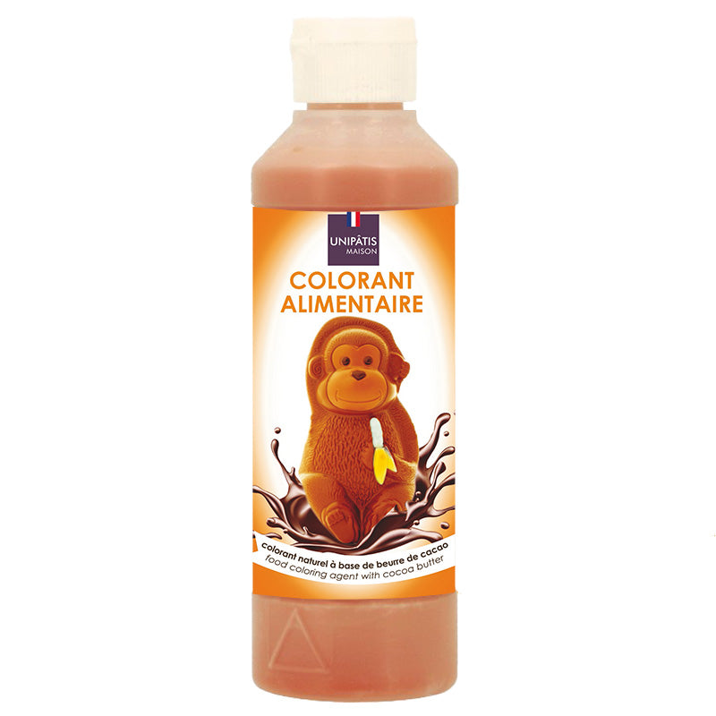 Unipatis Natural Orange Food Colouring Cocoa Butter 250g strawberryred