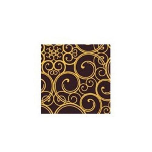 Chocolate Transfer Sheets - Arabesques Gold