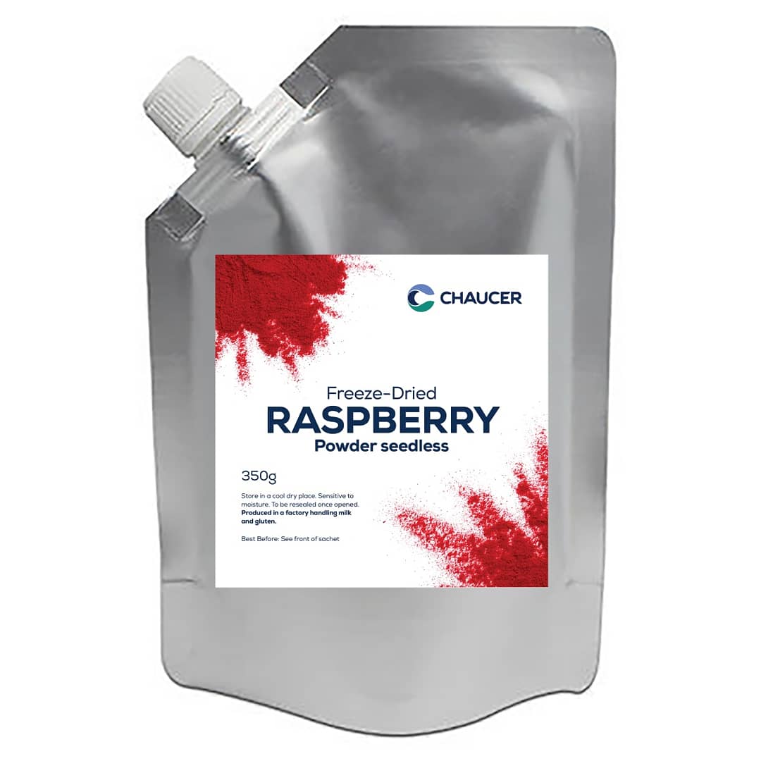 Sosa Raspberry Freeze Dried Powder Freeze Dried Raspberry Powder Seedless 350g – strawberryred